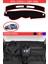 Opel Corsa C 2000-2006 Için Uygun Torpido Koruma Halısı Siyah Kenar Renk Kırmızı 1