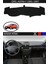 Opel Astra F 1991-1997 Için Uygun Torpido Koruma Halısı Siyah Kenar Renk Siyah 1