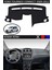 Ford Tourneo Connect 2009-2012 Için Uygun Torpido Koruma Halısı Siyah Kenar Renk Siyah 1