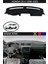 Agarta Honda Cr-V 1996-2001 Için Uygun Torpido Koruma Halısı Siyah Kenar Renk Siyah 1