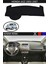 Agarta Honda Jazz 2002-2007 Için Uygun Torpido Koruma Halısı Siyah Kenar Renk Siyah 1