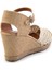 Bej Kadın Espadril K01874414028 3
