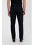 Lacivert Slim Fit Chino Pantolon 4
