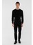 Siyah Slim Fit Chino Pantolon 1