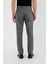 Gri Comfort Fit,klasik Pantolon 4