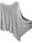 Merserize Oversize Asimetrik Tek Cepli Triko-Gri 4