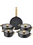 Matilda Alüminyum Döküm 9 Parça Tencere Seti 2