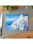 Santorini Cam Kesme Tahtası - Şık Tasarım, Çizilmez, Kaymaz Yüzey - Kolay Temizlenen 1