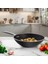 Atlanta 2 Parça Wok + Grill Tava Seti Black 3