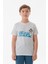 %100 Pamuk Survıval Yazı Baskılı Erkek Çocuk Tişört 1