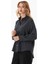 Basic Oversize Arkası Uzun Düğmeli Gömlek 1