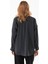 Basic Oversize Arkası Uzun Düğmeli Gömlek 4