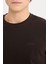 %100 Pamuk Slim Fit Dar Kesim Bisiklet Yaka Baskılı Kısa Kollu Tişört D5567AX25SP 5