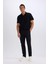 %100 Pamuk Yazlık Jogger Chino Pantolon Beli Bağcıklı Cepli Düz Paça Z9933AZ25SP 2