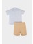 Erkek Bebek 2'li Takım Kısa Kollu Gömlek Şort E8150A525SM 4