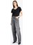 Regular Fit V Yaka Basic Düz Kısa Kollu Siyah Tişört K1507AZ25SM 2