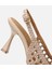 01AYH307460A310 KADIN Bej Örgü Detaylı Arkası Açık Stiletto 5