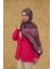 Soft Şal Krem Mor 3051-09 3
