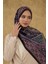 Soft Şal Siyah Mor 3051-16 3