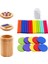 Ahşap Eşleştirme Oyuncakları Montessori Renk Eşleştirme Sıralama Çubuğu (Yurt Dışından) 1