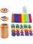 Ahşap Eşleştirme Oyuncakları Montessori Renk Eşleştirme Sıralama Çubuğu (Yurt Dışından) 1
