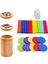 Ahşap Eşleştirme Oyuncakları Montessori Renk Eşleştirme Sıralama Çubuğu (Yurt Dışından) 1