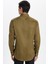 Erkek Slim Fit Dar Kesim %100 Pamuk Koton Saten Premium Seri Yeşil Gömlek 5
