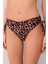 Leopard Yanı Büzgülü Bikini Alt 1