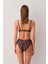 Leopard Yanı Büzgülü Bikini Alt 4