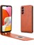 Samsung Galaxy A15 Kart Yuvası Manyetik Dikey Çevirme Deri Telefon Kapağı (Yurt Dışından) 1