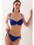 Metal Aksesuarlı Straplez Bikini Üst 1