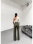 230 gr Poly Viscose Lycra Metal Düğme Palazzo Pantolon 2