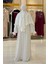 Sufleli Namaz Elbisesi 6034 Ekru 2