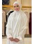 Sufleli Namaz Elbisesi 6034 Ekru 4