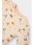 Erkek Bebek Pijama Takımı Dinazor Desenli Uzun Kollu Üst Beli Lastikli Uzun Alt E6938A525SP 3