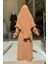 Sufleli Namaz Elbisesi 6034 Vizon 2