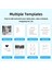 Mini Termal Bluetooth Mürekkepsiz Etiket Yazıcı Ios Android Taşınabilir (Yurt Dışından) 3