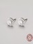 Timeless Series Işıltılı Harika Tektaş Gümüş Kadın Küpe 5,5 mm 3