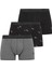 Erkek 200 Siyah-Antrasit Melanj - Siyah 3 Lü Boxer 1