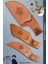 Sürmene Serisi Outdoor Bıçak Kamp Bıçağı Mutfak Şef Bıçak Bıçağı Deri Kılıflı 3 Lü Set (Out-009) 2