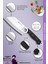 Sürmene Serisi Outdoor Bıçak Kamp Bıçağı Mutfak Şef Bıçak Bıçağı Deri Kılıflı 3 Lü Set (Out-010) 4