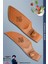 Sürmene Serisi Outdoor Bıçak Kamp Bıçağı Mutfak Şef Bıçak Bıçağı Deri Kılıflı 2 Li Set Kahverengi (Out-007) 2