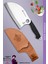 Sürmene Serisi Outdoor Bıçak Kamp Bıçağı Mutfak Şef Bıçak Bıçağı Deri Kılıflı Siyah (Srmout-003) 1