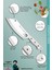 Sürmene Serisi Outdoor Bıçak Kamp Bıçağı Mutfak Şef Bıçak Bıçağı Deri Kılıflı 4 Lü Set (Out-011) 4