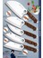 Sürmene Serisi Outdoor Bıçak Kamp Bıçağı Mutfak Şef Bıçak Bıçağı Deri Kılıflı 5 Li Set (Out-011) 1