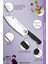 Sürmene Serisi Outdoor Bıçak Kamp Bıçağı Mutfak Şef Bıçak Bıçağı Deri Kılıflı 2 Li Set (Out-0007) 4