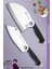 Sürmene Serisi Outdoor Bıçak Kamp Bıçağı Mutfak Şef Bıçak Bıçağı Deri Kılıflı 2 Li Set (Out-0007) 5