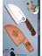Sürmene Serisi Outdoor Bıçak Kamp Bıçağı Mutfak Şef Bıçak Bıçağı Deri Kılıflı Kahverengi (Out-004) 1