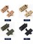 1 Çift Naylon Kurşun Raylı Kask El Feneri Klipsi Ray Kaydırıcısı Evrensel Kask 20MM Aksesuarları El Feneri Klipsi, B (Yurt Dışından) 2