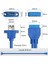 Usb3.0 Ön Panel Kablosu 19 Pin - Çift A Konnektörü Usb3.0 Kablo Dıy Muhafazası Vidalarla - Mavi (0,5 M/1,64 Ft) (Yurt Dışından) 2